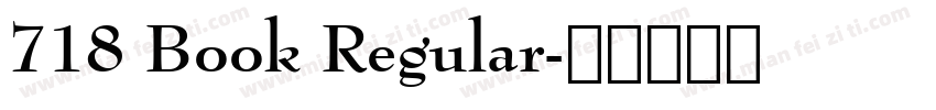 718 Book Regular字体转换